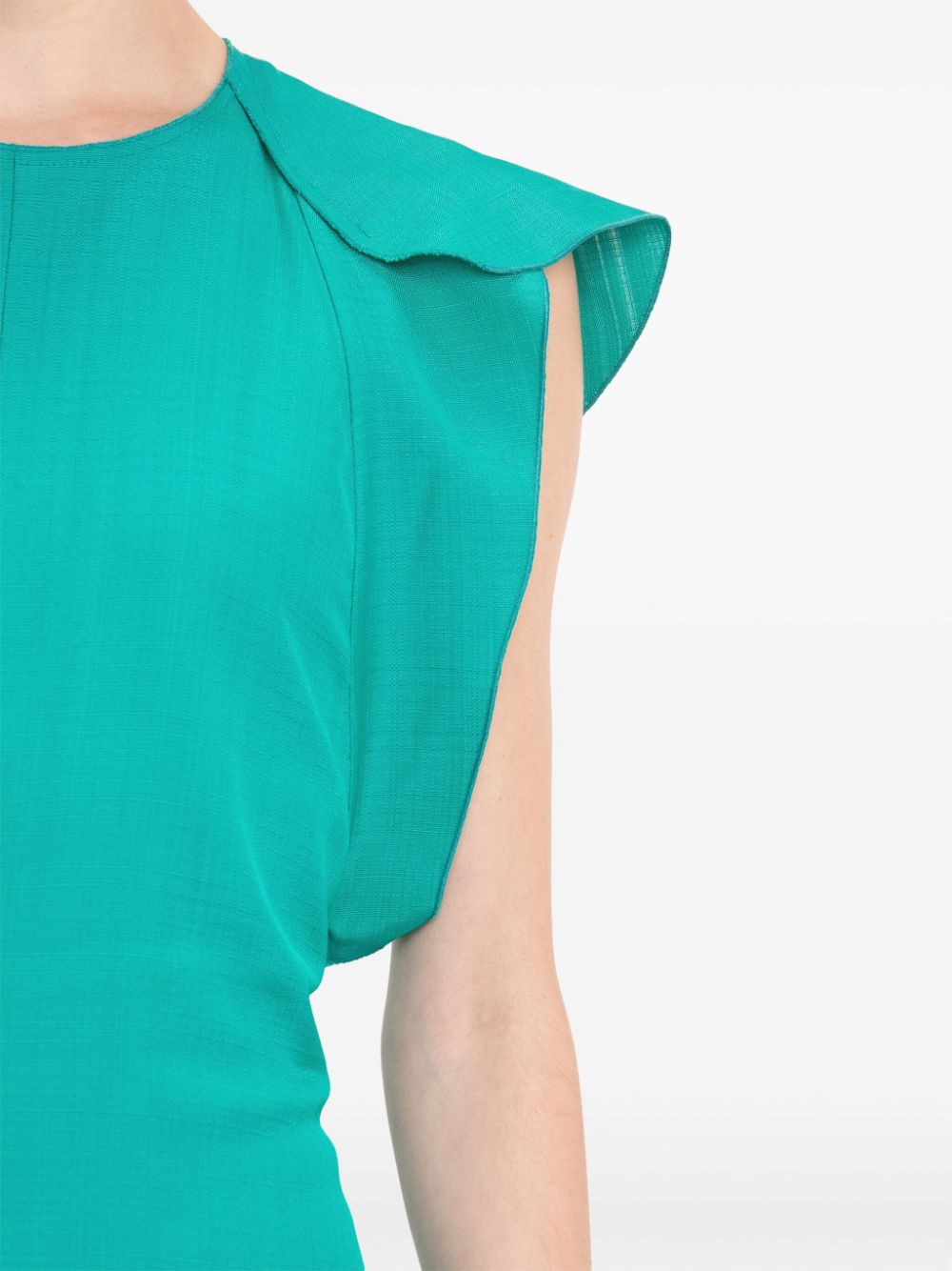 VICTORIA BECKHAM Chic Long Sleeve Mini Dress