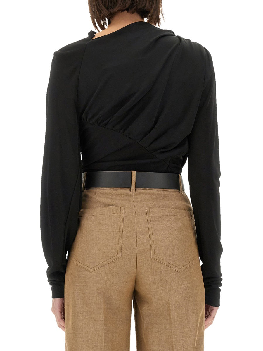 VICTORIA BECKHAM Draped Top - Size 8 UK