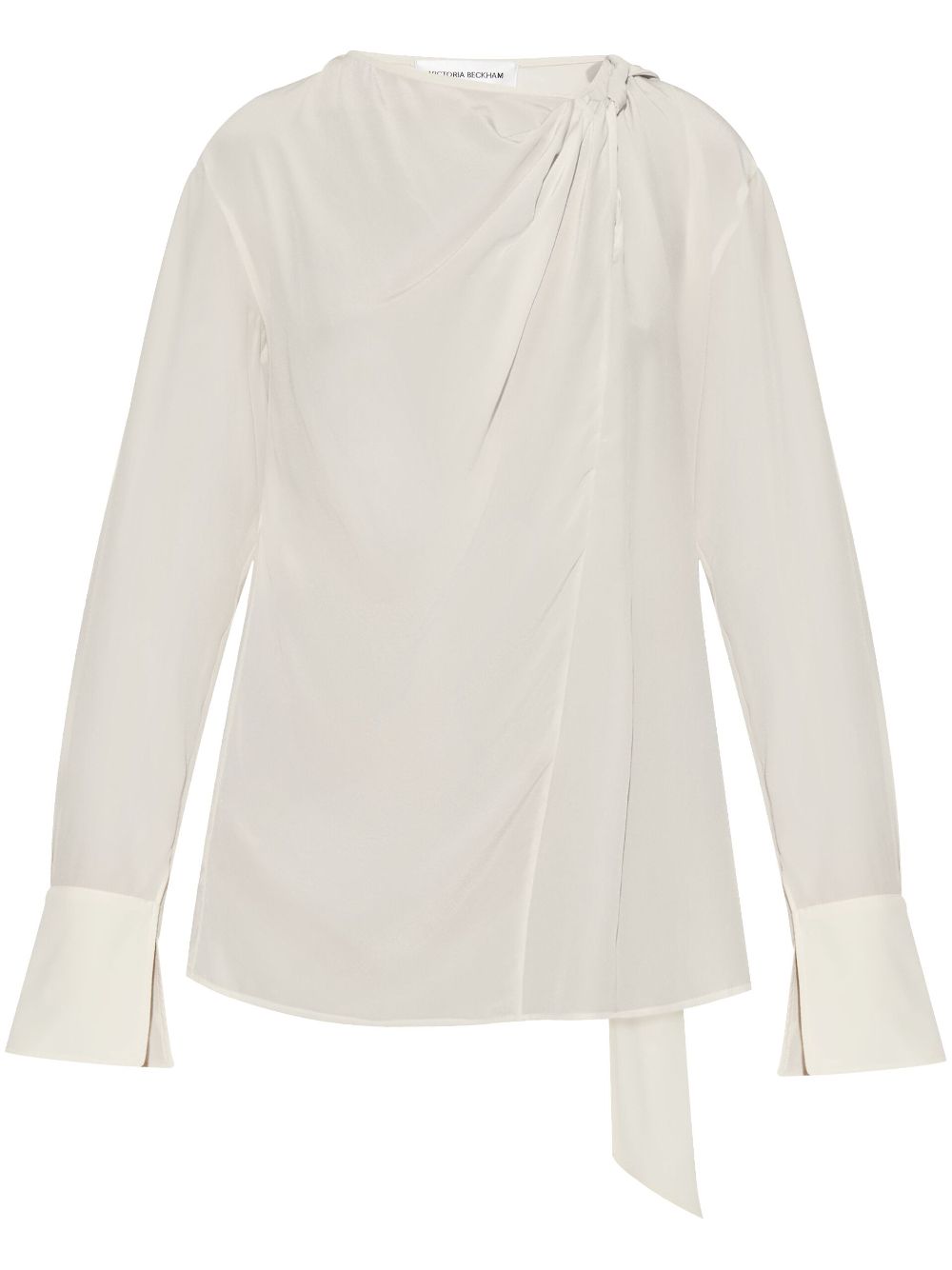 VICTORIA BECKHAM Knotted Neck Blouse