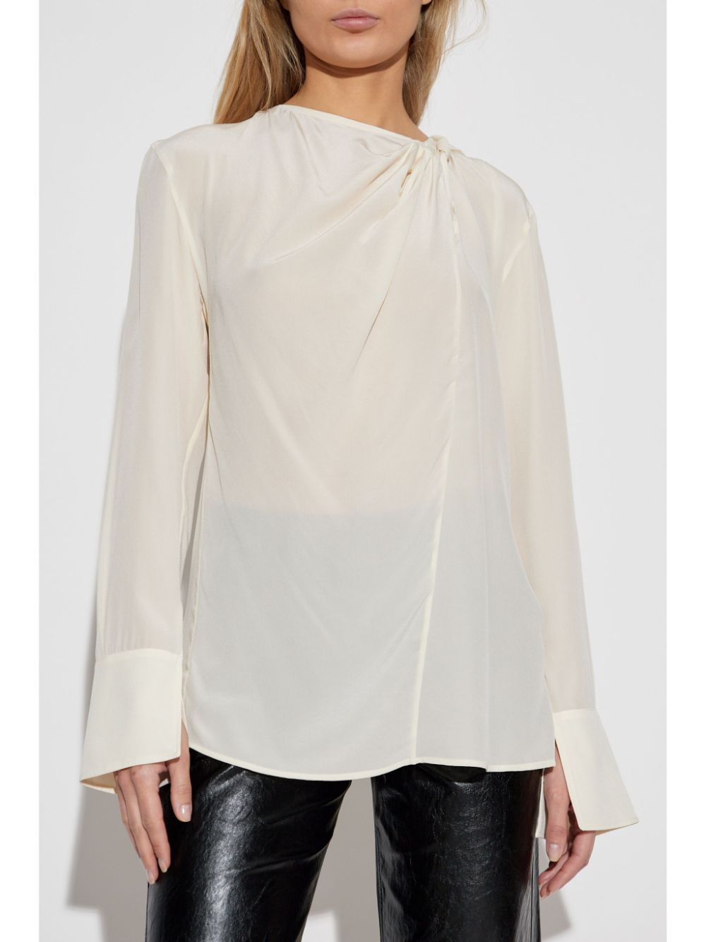 VICTORIA BECKHAM Knotted Neck Blouse