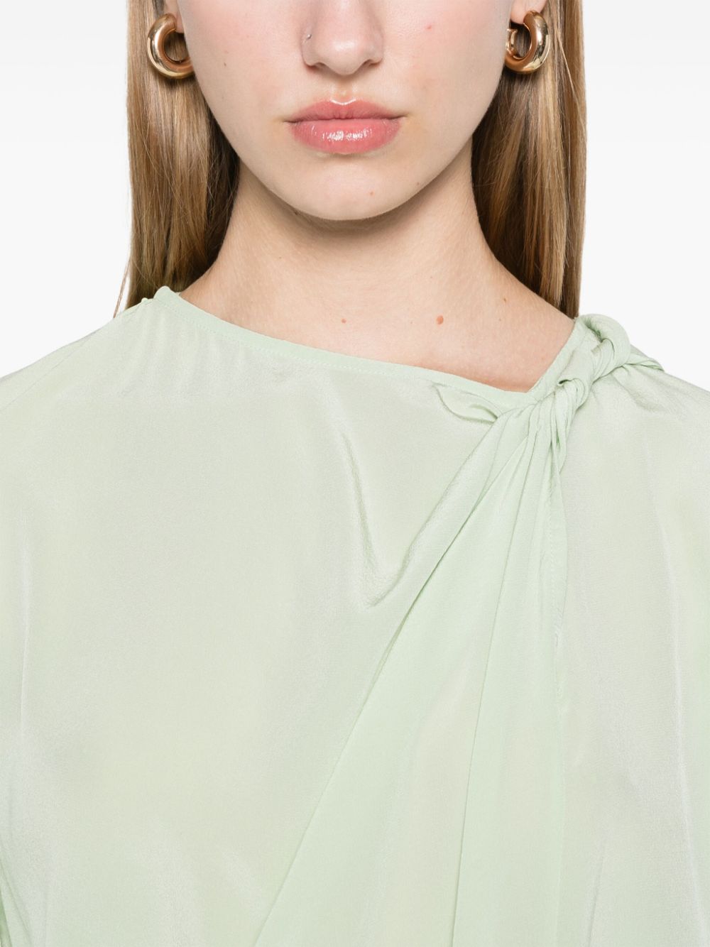 VICTORIA BECKHAM Knot Neck Blouse