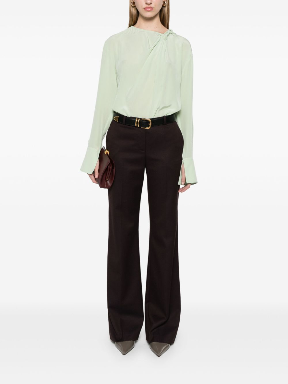 VICTORIA BECKHAM Knot Neck Blouse