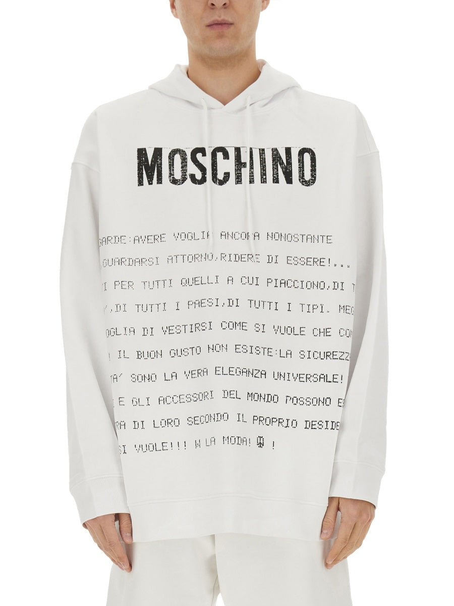 MOSCHINO COUTURE Couture Archive Message Hoodie - Regular Fit