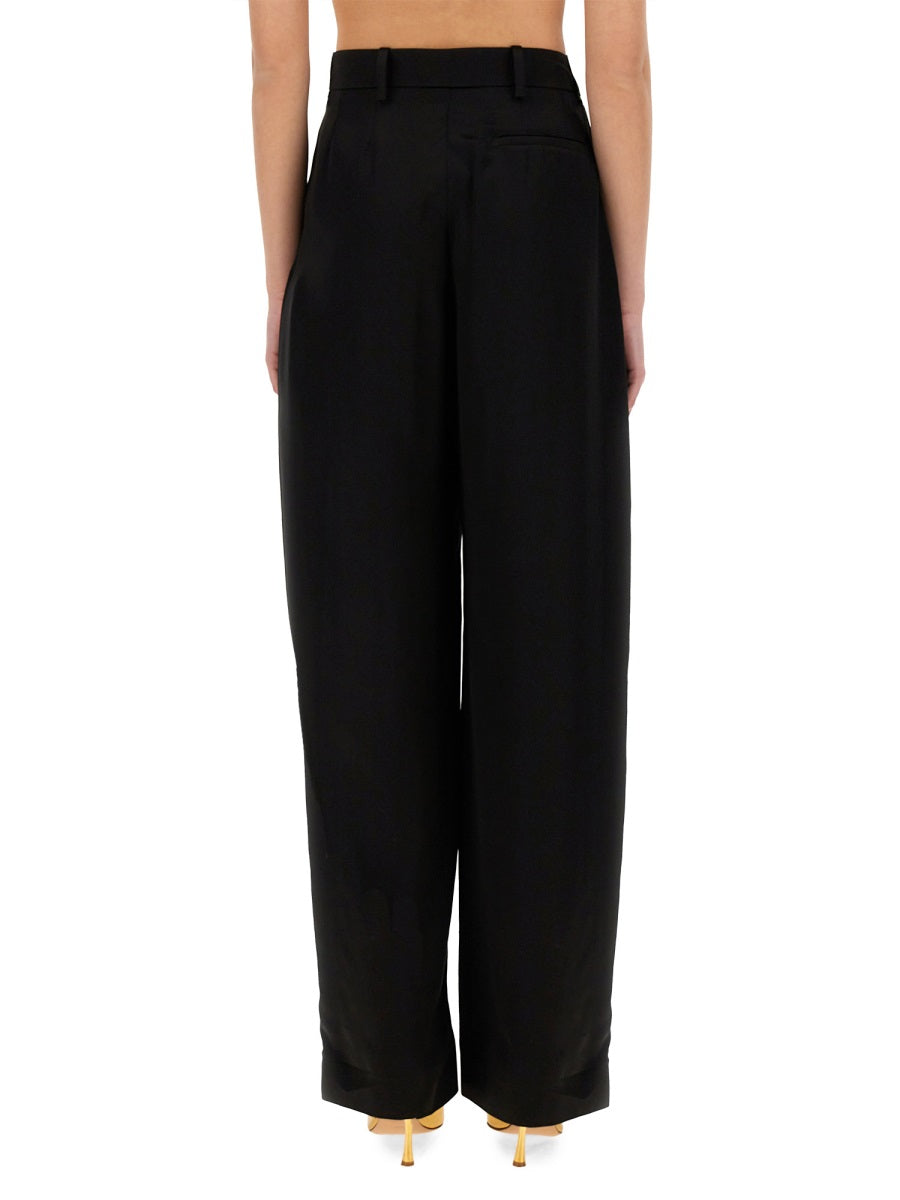 NINA RICCI Wide-Leg Pants with Pleat - Size 36