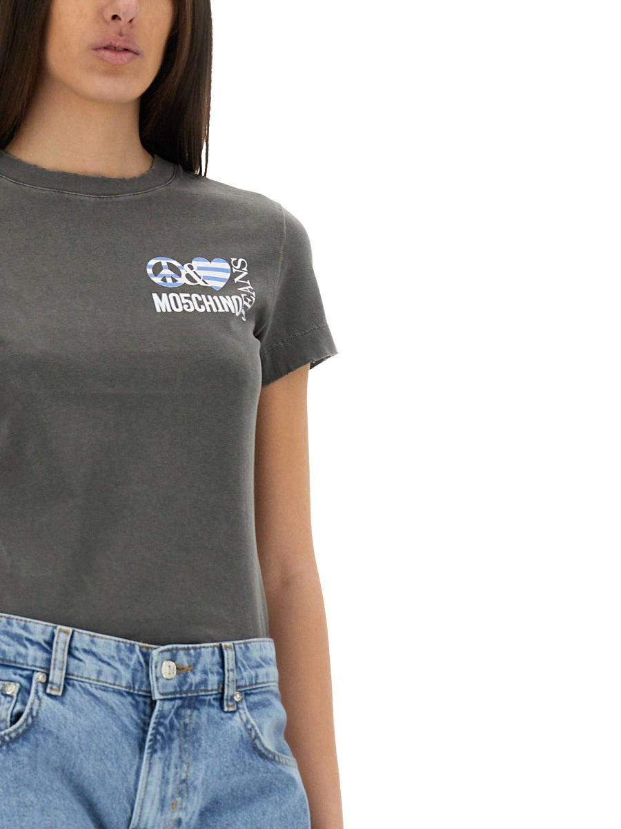 MOSCHINO JEANS Slim Fit Logo T-Shirt