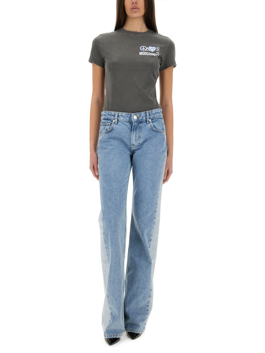 MOSCHINO JEANS Slim Fit Logo T-Shirt