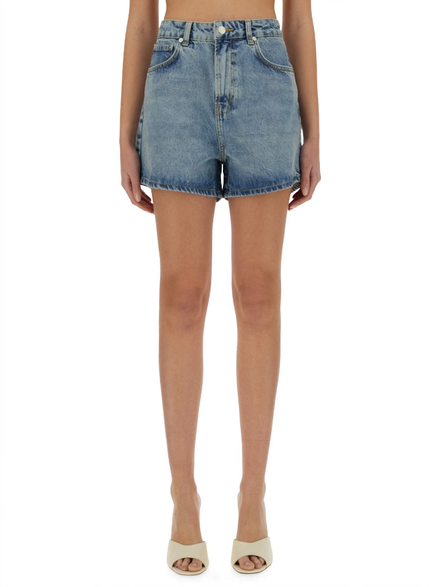 MOSCHINO JEANS Stylish Mini Denim Shorts - Size 26