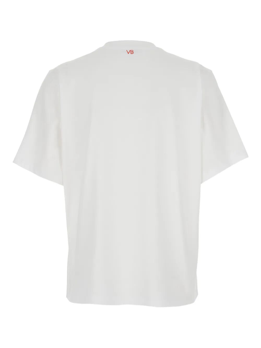 VICTORIA BECKHAM Just Stick a Filter On It Slogan T-Shirt - Relaxed Fit