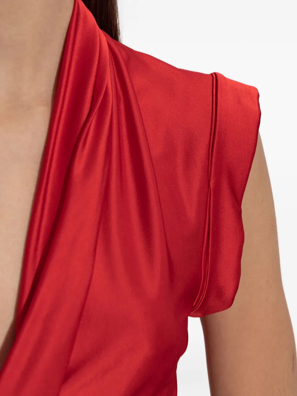 VICTORIA BECKHAM Asymmetric Twist Detail Dress