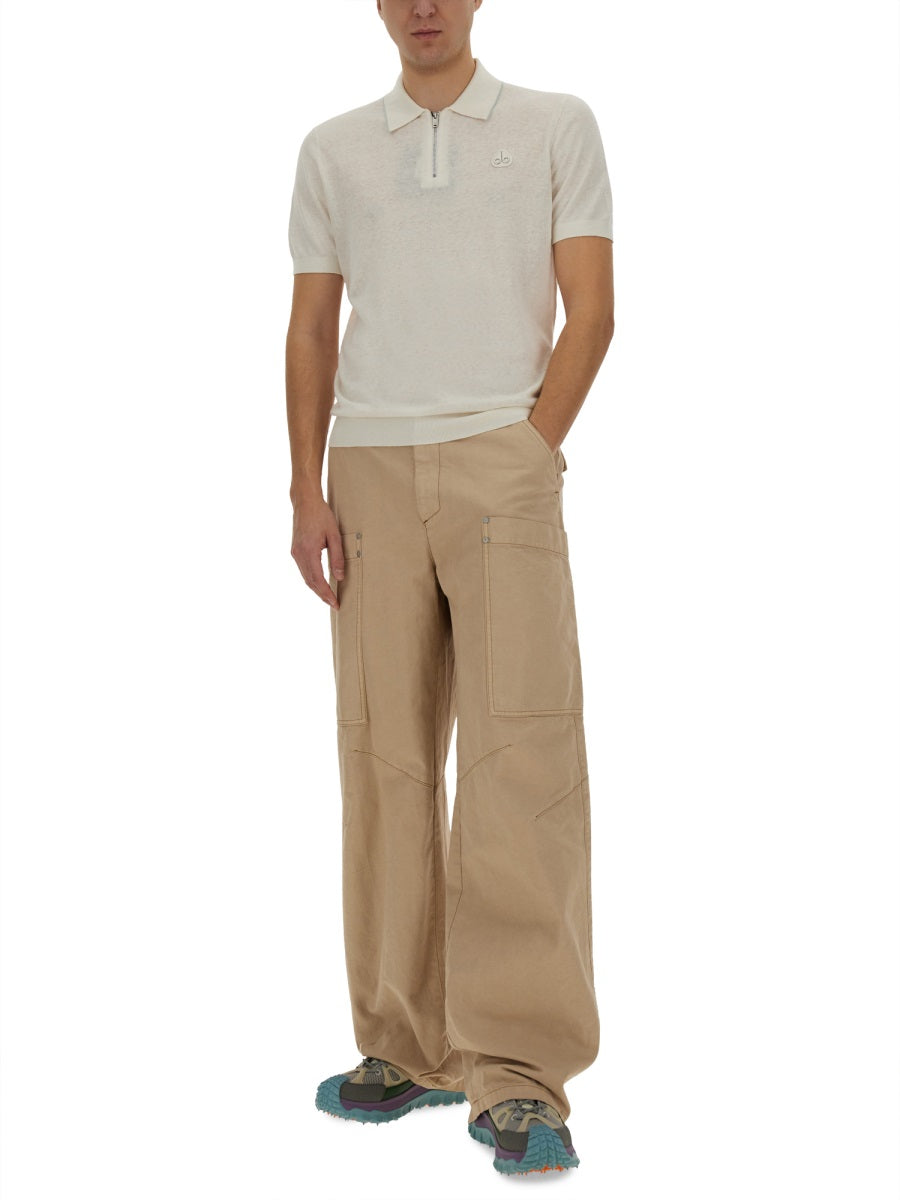 MOOSE KNUCKLES Men's Pavilion Polo Shirt - Size L