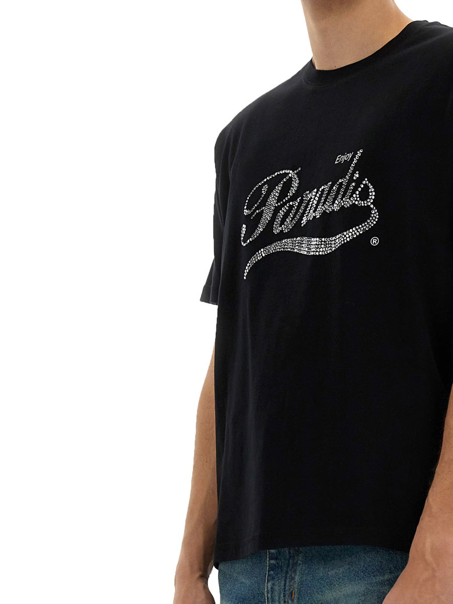 3.PARADIS Crystal Logo T-Shirt - Size L