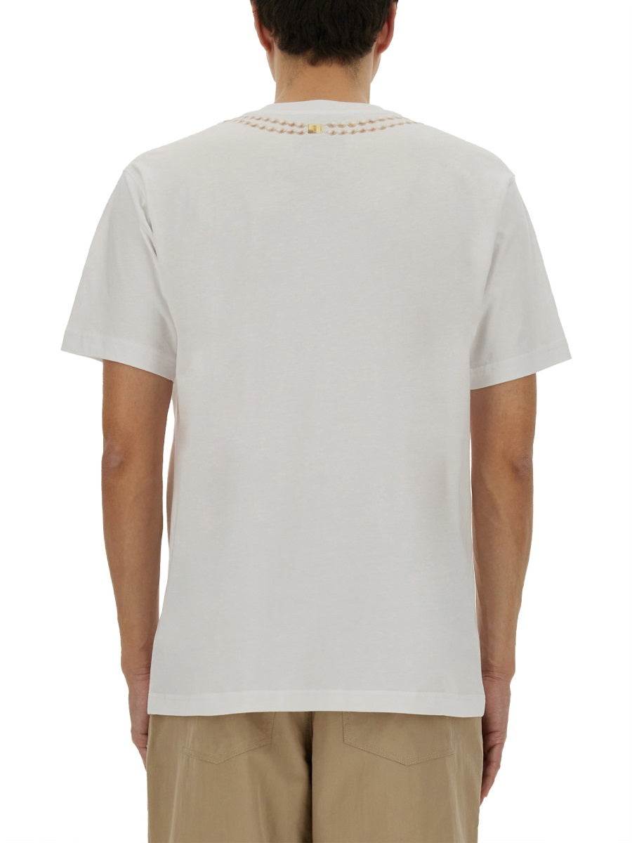 MOSCHINO Breakfast T-Shirt with Necklace for Men