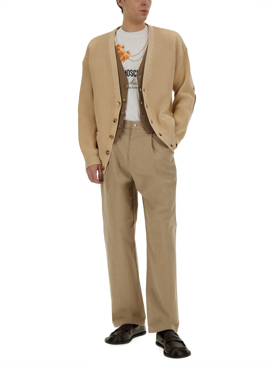 MOSCHINO Breakfast T-Shirt with Necklace for Men