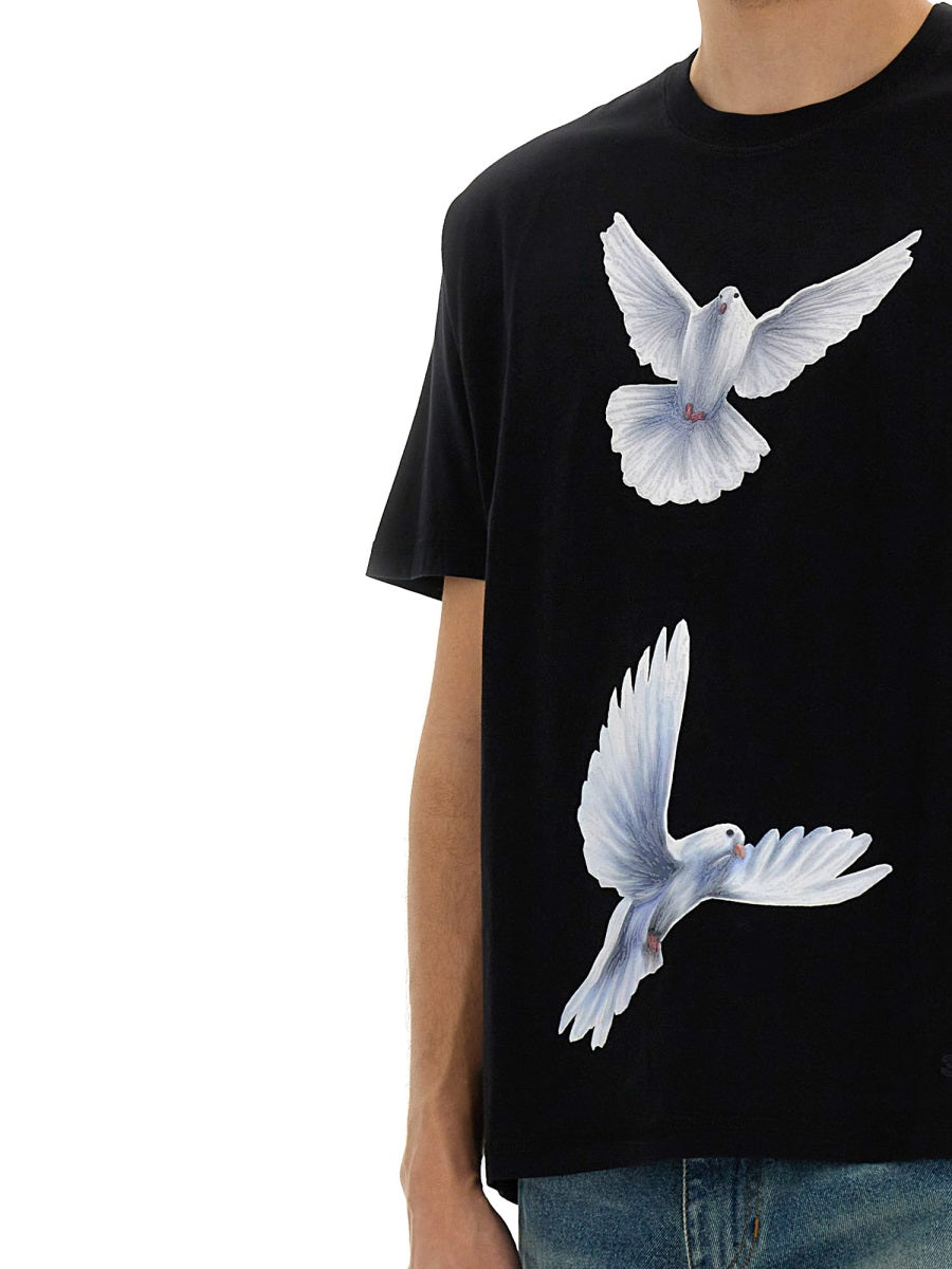 3.PARADIS Freedom Doves T-Shirt - Size L