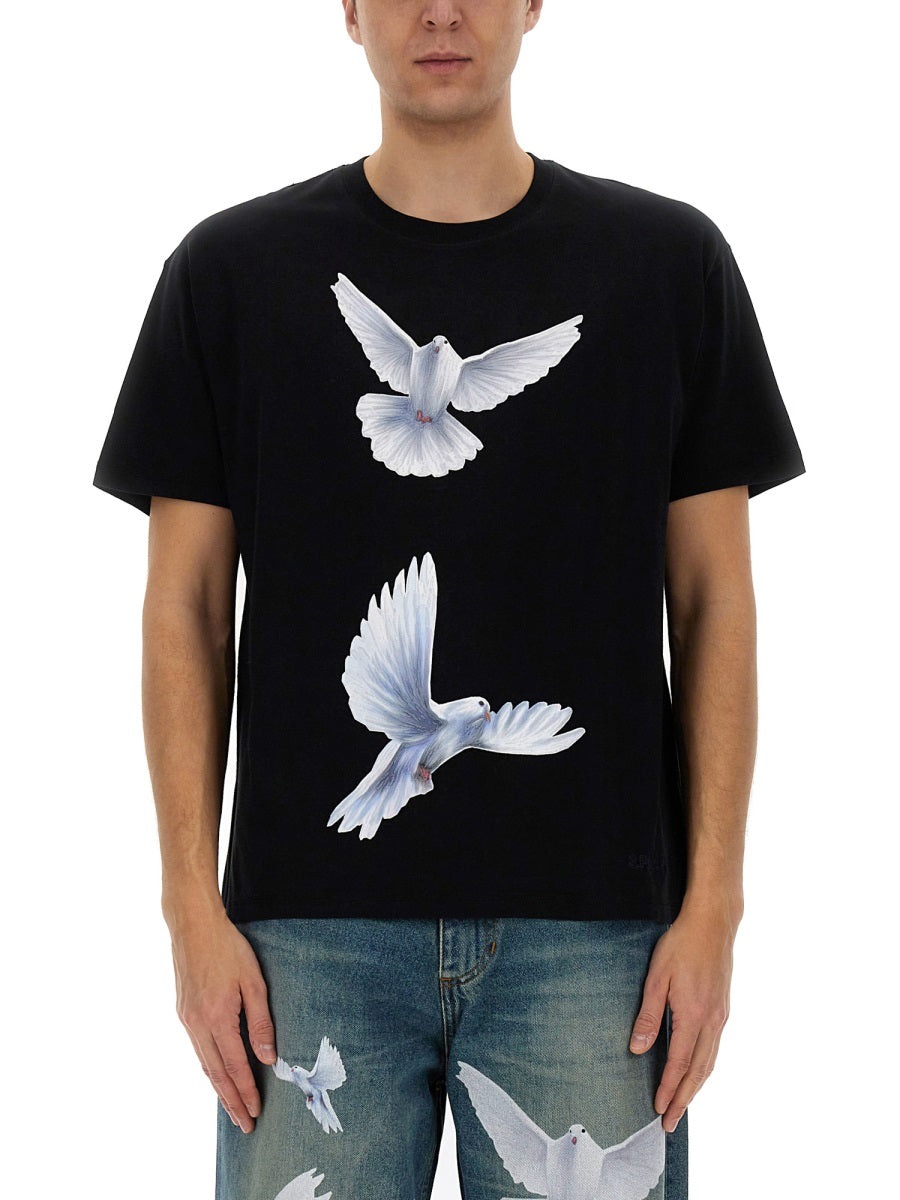 3.PARADIS Freedom Doves T-Shirt - Size L
