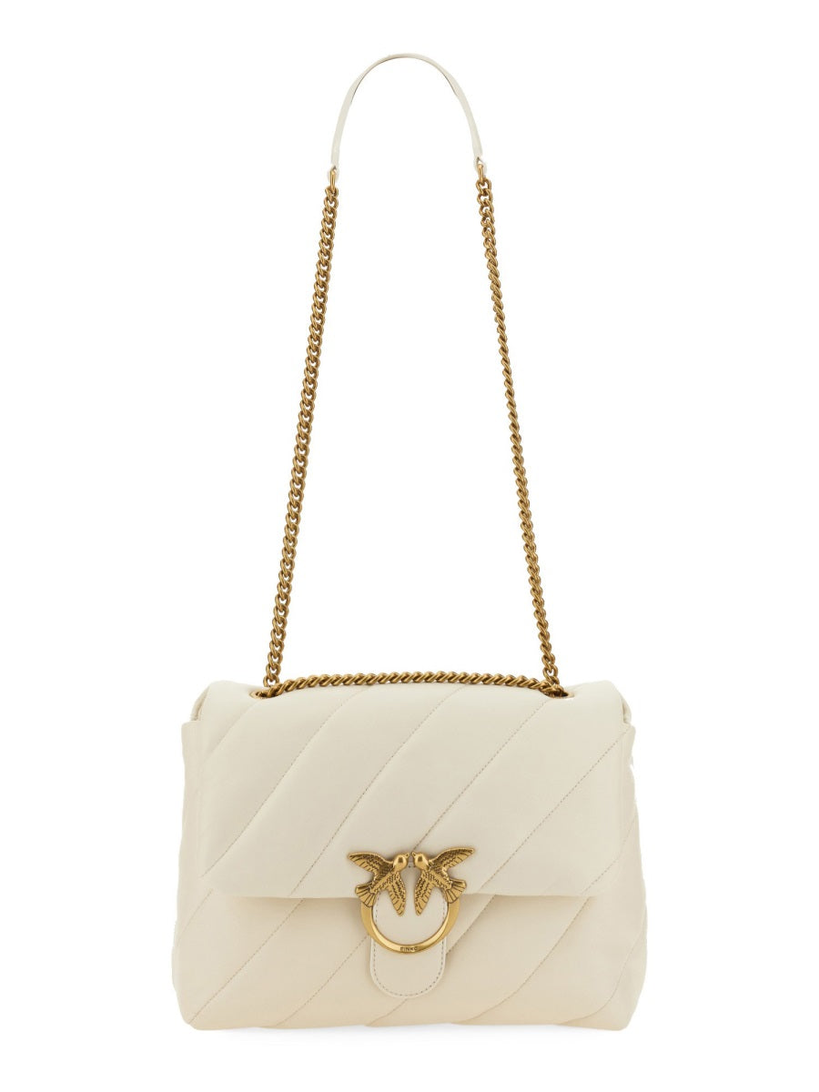 PINKO Big Love Puff Maxi Quilt Handbag