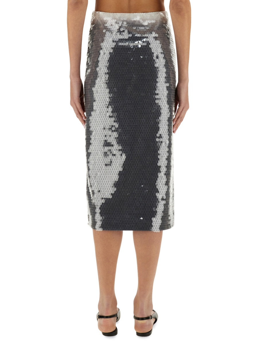SPORTMAX Sequin Mini Skirt