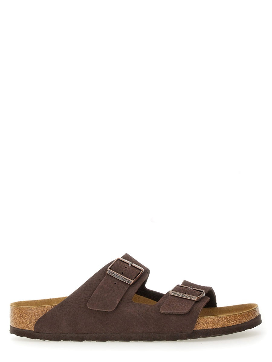 BIRKENSTOCK Narrow Fit Leather Arizona Sandals for Men
