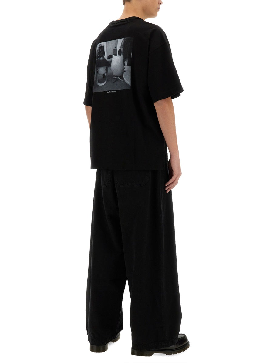 YMC Men's Organic Cotton Triple JC FM T-Shirt - Size L