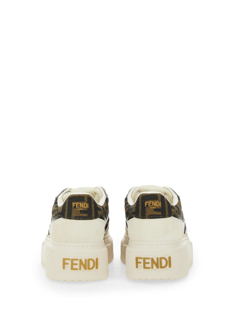 FENDI Fashion Sneaker Stringata with 5 CM Sole