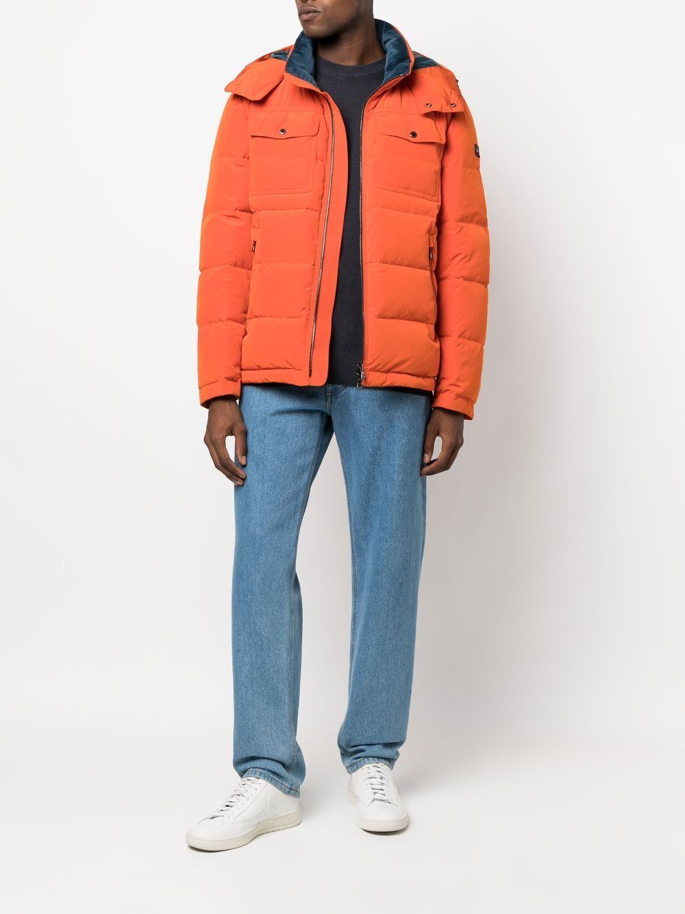 PAUL & SHARK Logo Patch Fine Knit Jumper