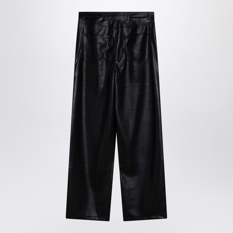 ROTATE BIRGERCHRISTENSEN Faux Leather High-Waist Trousers
