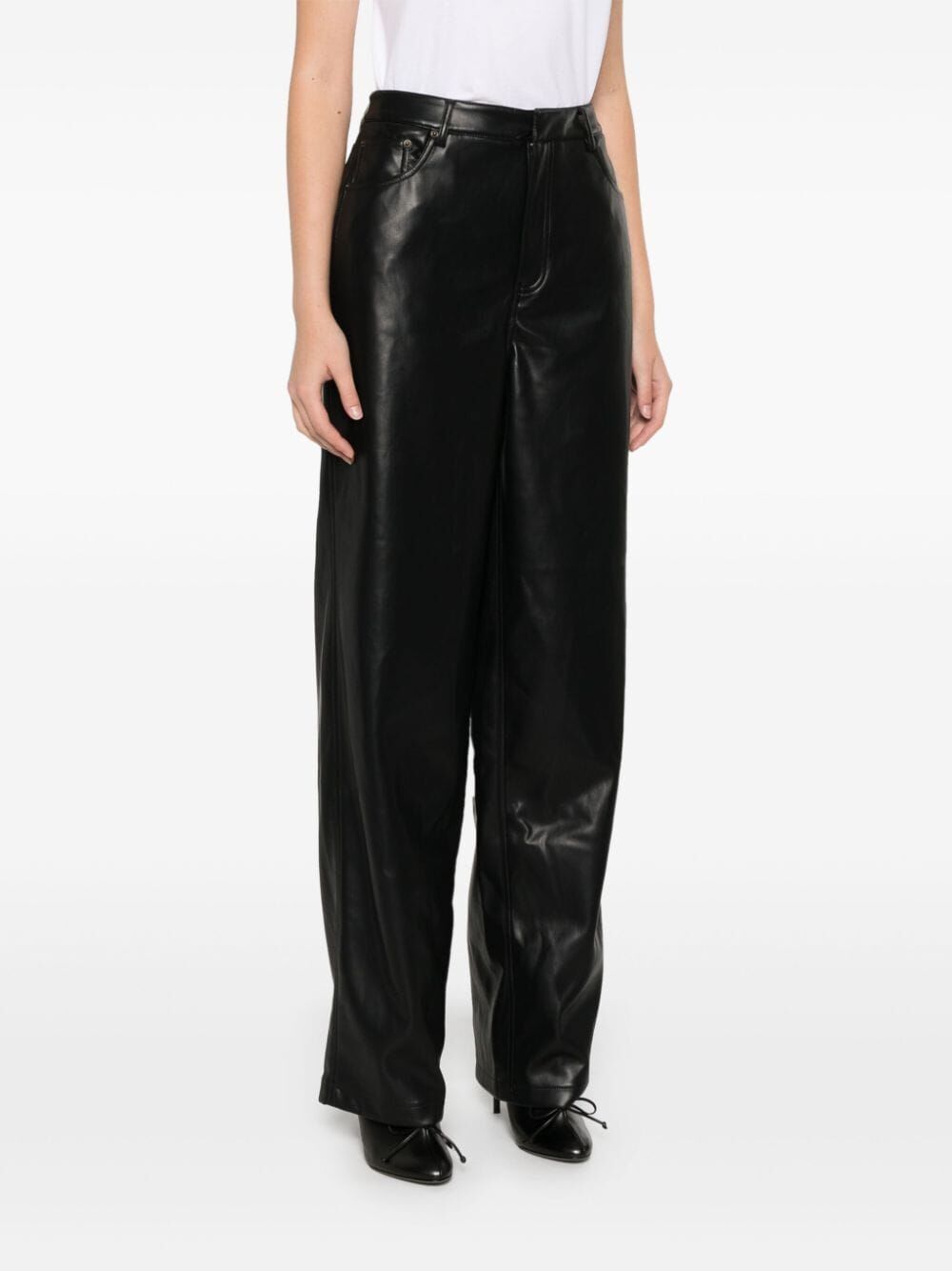 ROTATE BIRGERCHRISTENSEN Wide Leg 5 Pocket Pants for Women