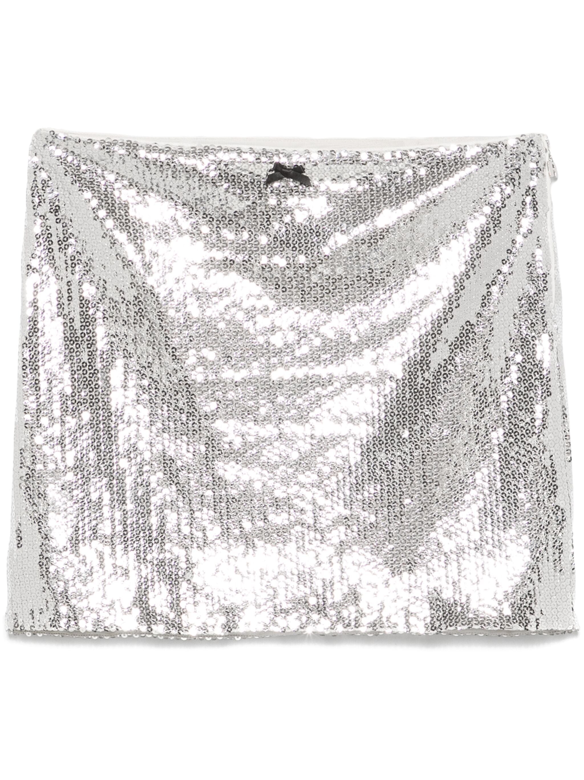ROTATE BIRGERCHRISTENSEN Flattering Mid-Waist Sequin Mini Skirt