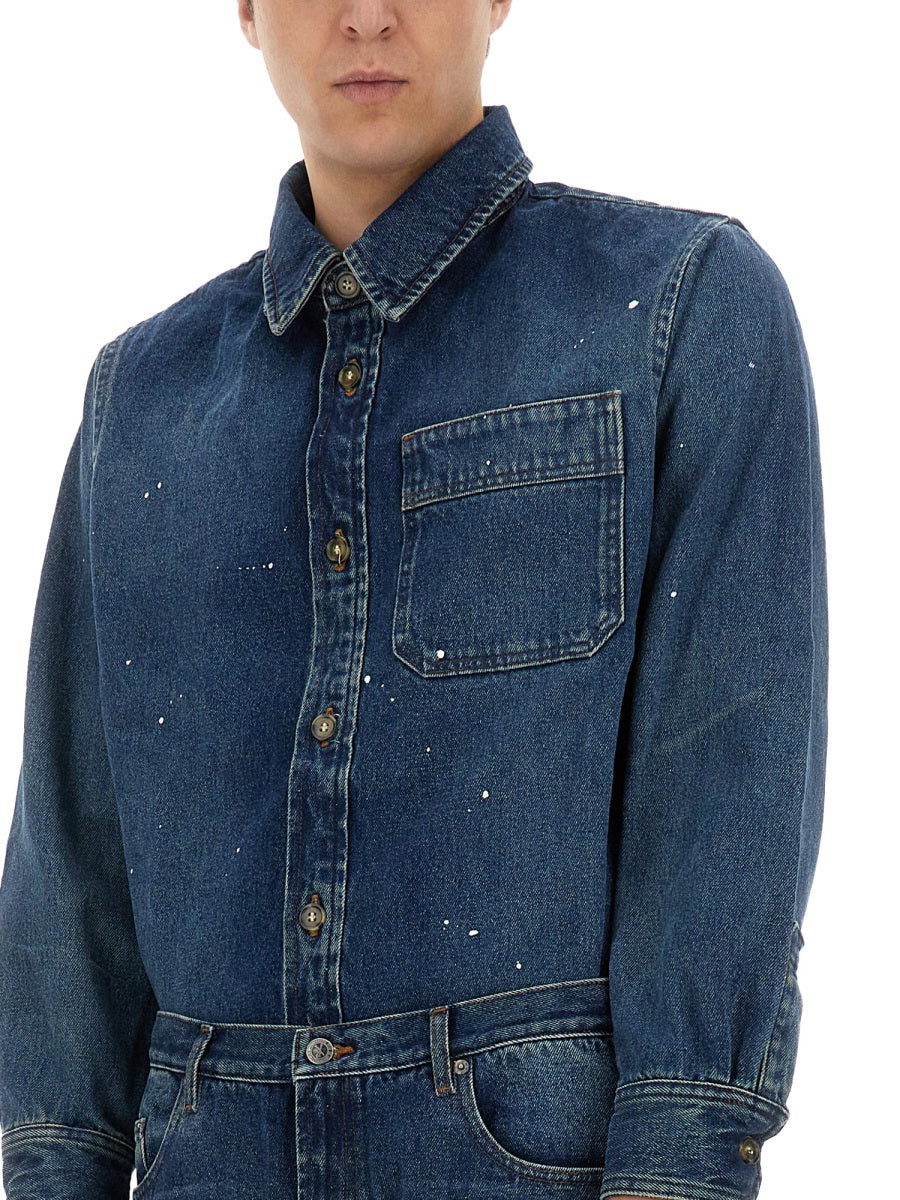 A.P.C. Classic Denim Shirt for Men - Size M