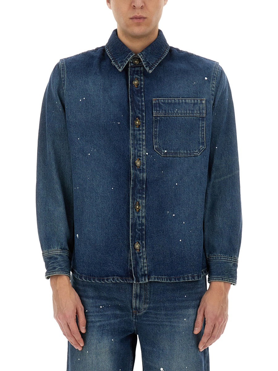 A.P.C. Classic Denim Shirt for Men - Size M