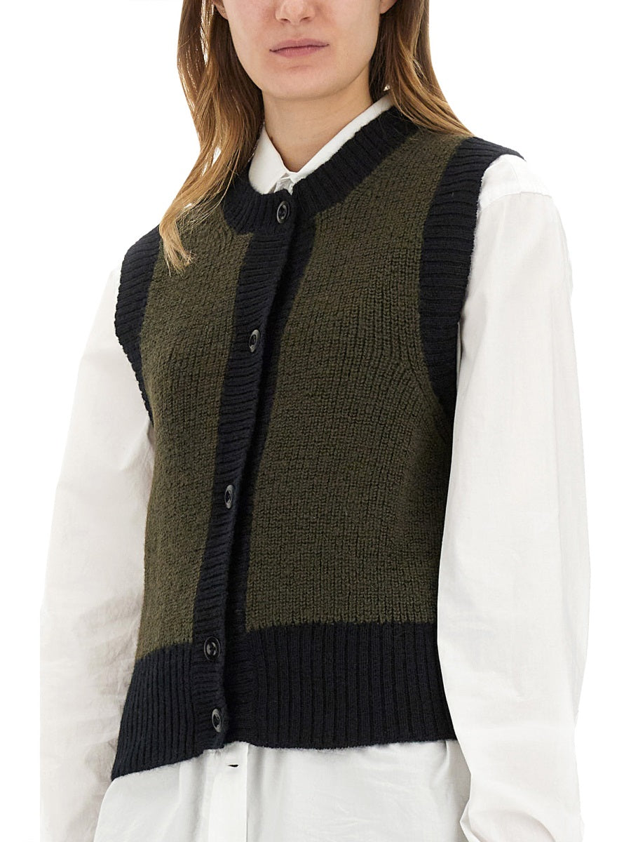 MARGARET HOWELL Wool Vest for Women - Size S