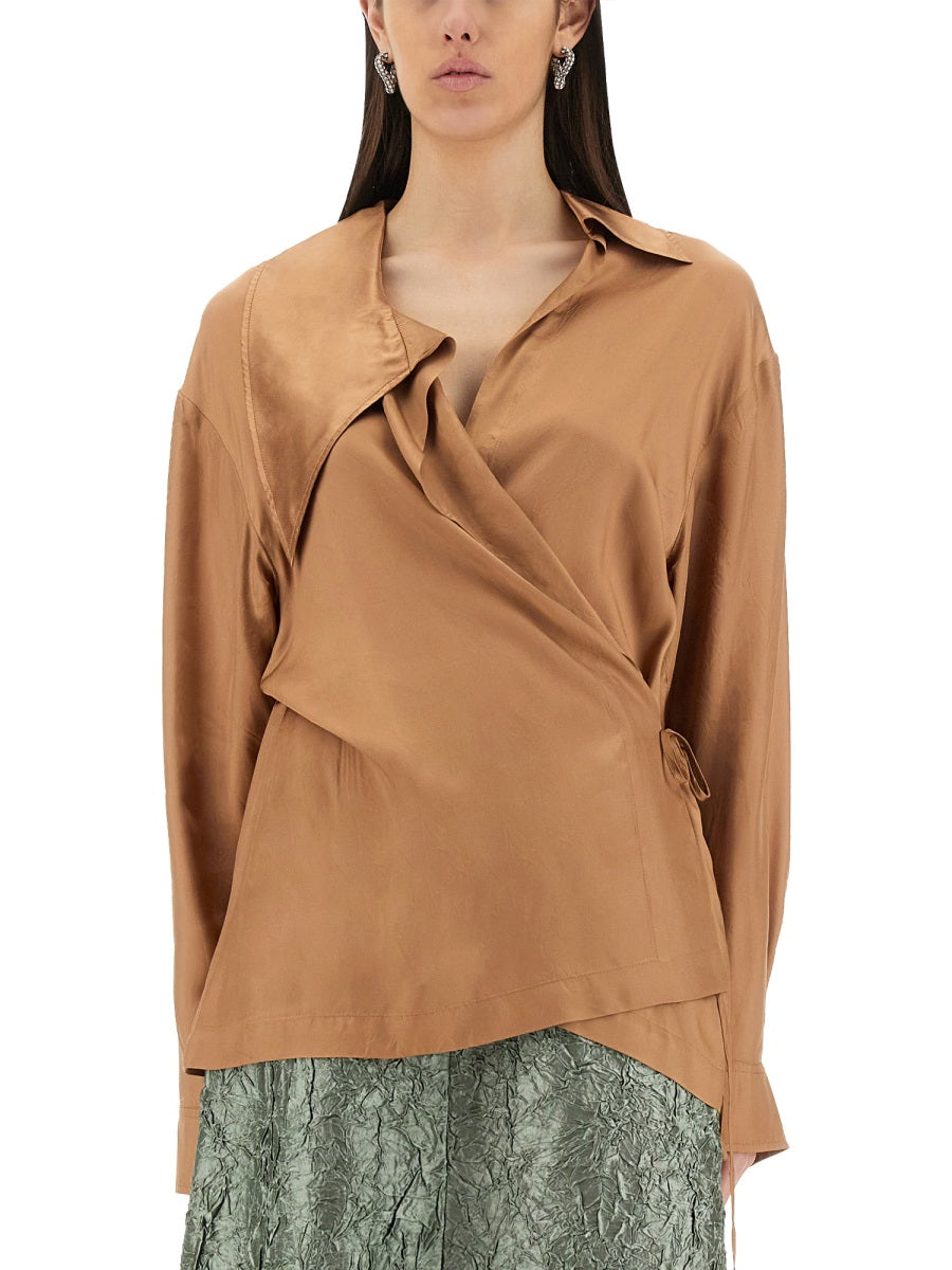 DRIES VAN NOTEN Asymmetrical Shirt - Size 34 FR