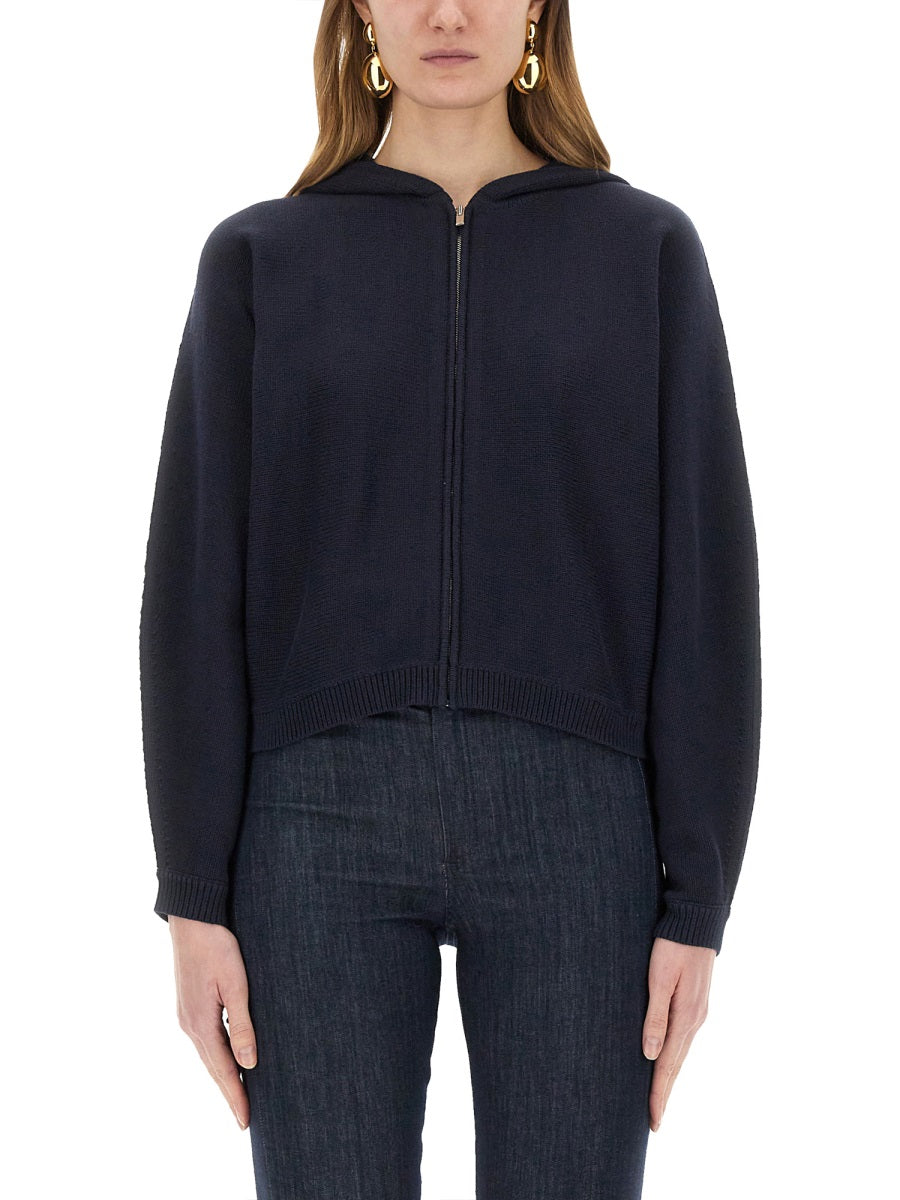 THEORY Knit Sweatshirt with Zipper - Size S