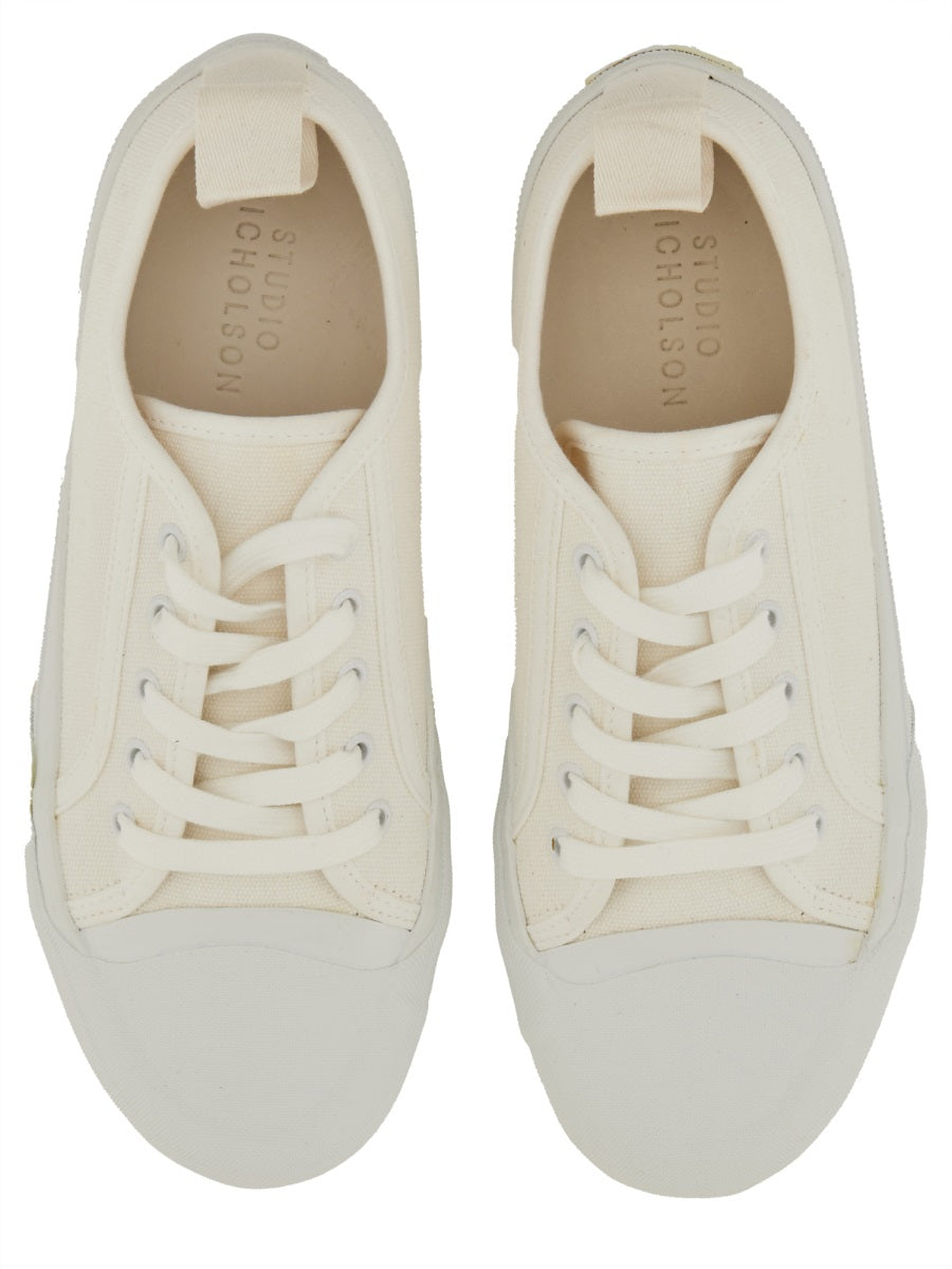 STUDIO NICHOLSON Men's Cotton Upper Sneaker