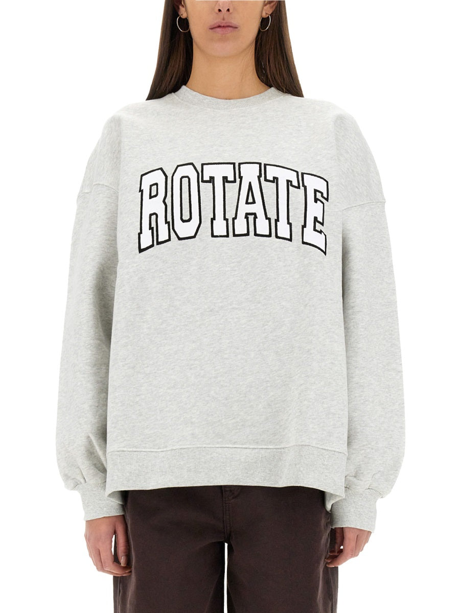 ROTATE BIRGER CHRISTENSEN Oversized Heavy Cotton Sweatshirt - Size S
