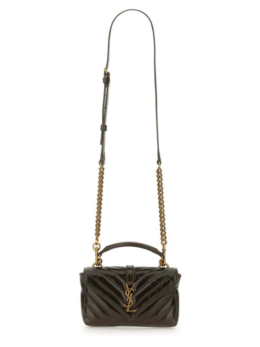 SAINT LAURENT Mini College Chain Handbag
