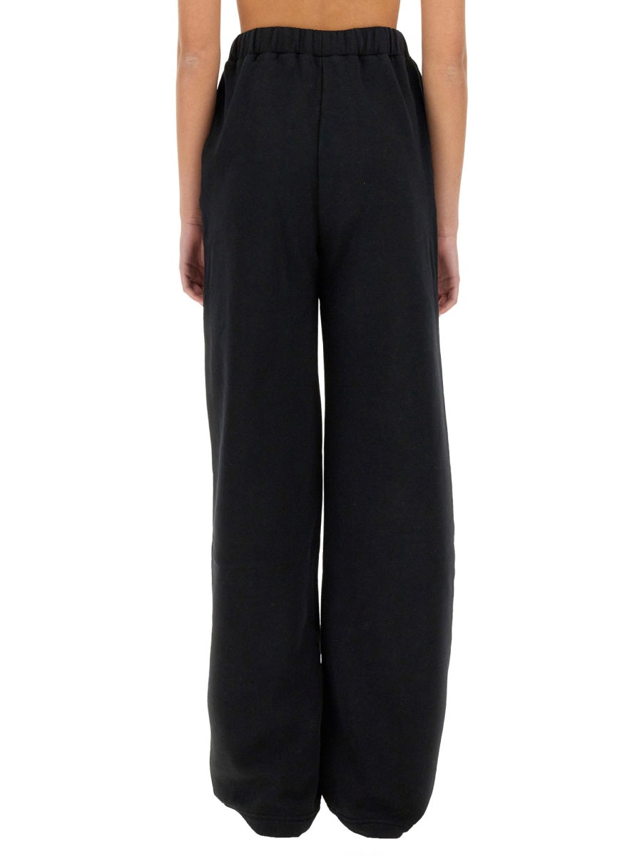 ROTATE BIRGERCHRISTENSEN Oversized Cotton Fleece Pants - Women's Size S