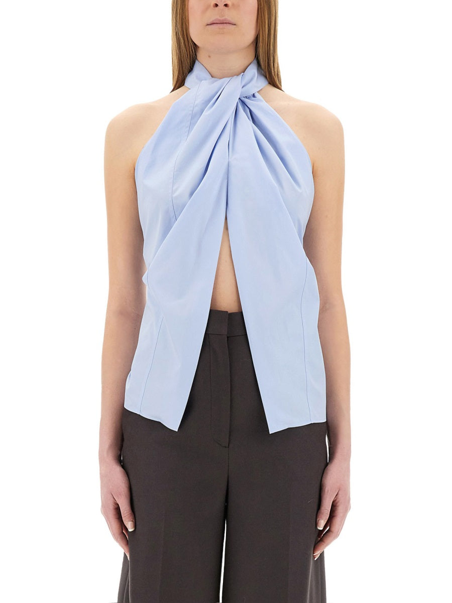 STELLA MCCARTNEY Sleeveless Top with Panel - Size 38