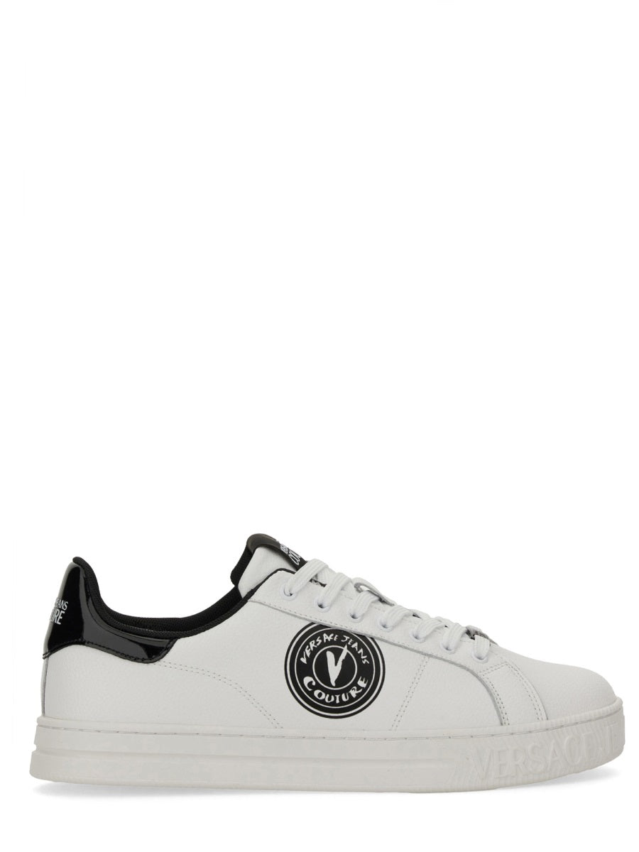 VERSACE JEANS COUTURE Men's Luxe Leather Sneaker