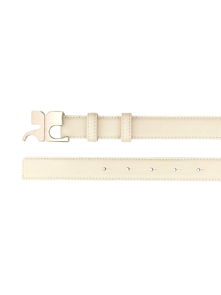 COURREGES Leather 'AC' Belt