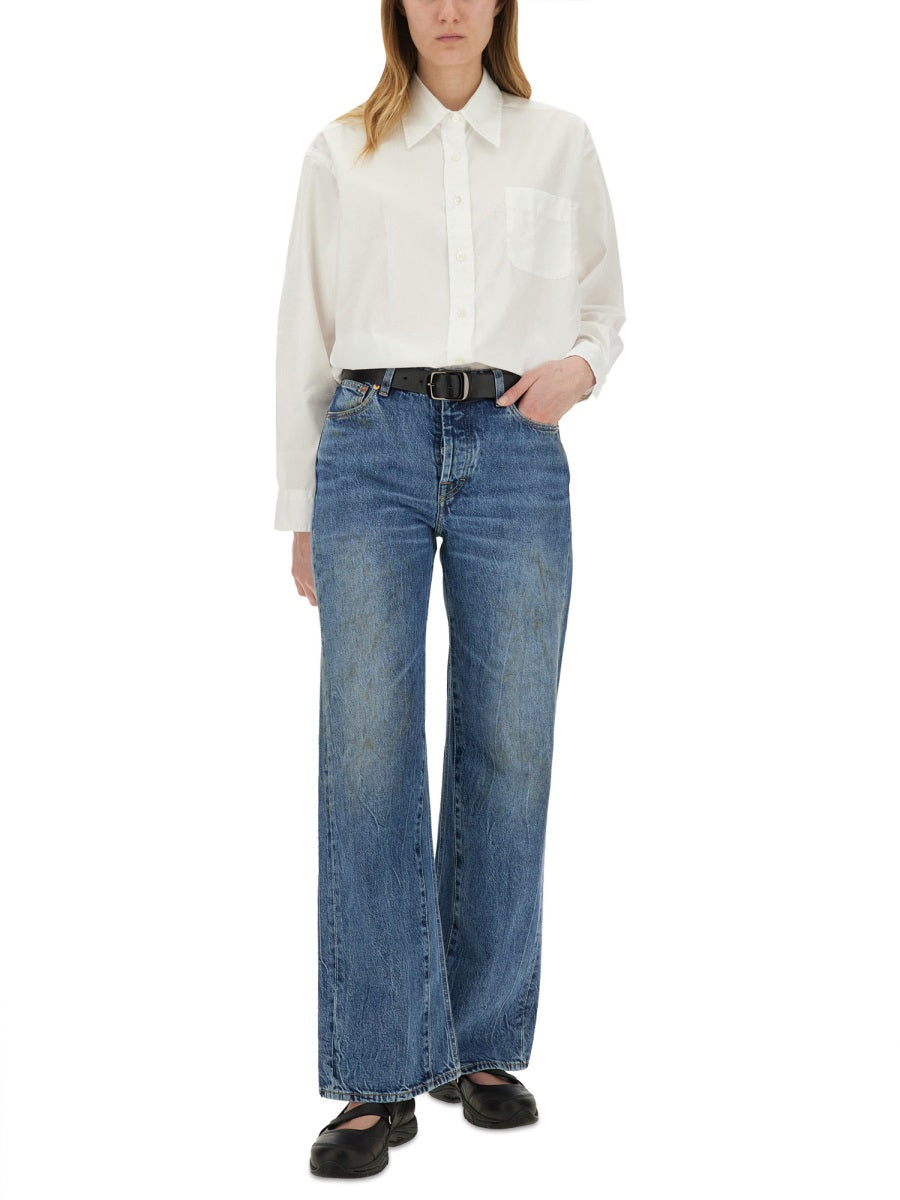 OUR LEGACY Wide Leg Treble Cut Jeans