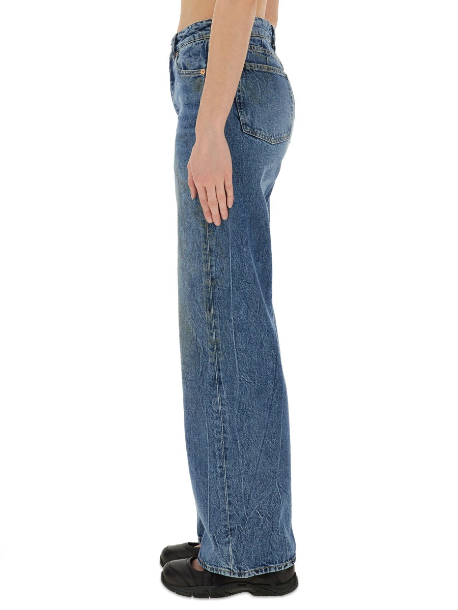 OUR LEGACY Wide Leg Treble Cut Jeans