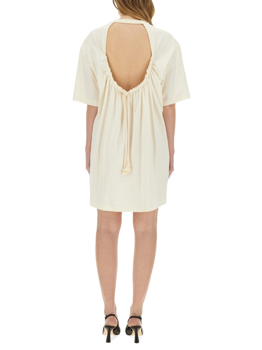 MSGM Regular Fit Mini Dress with Logo