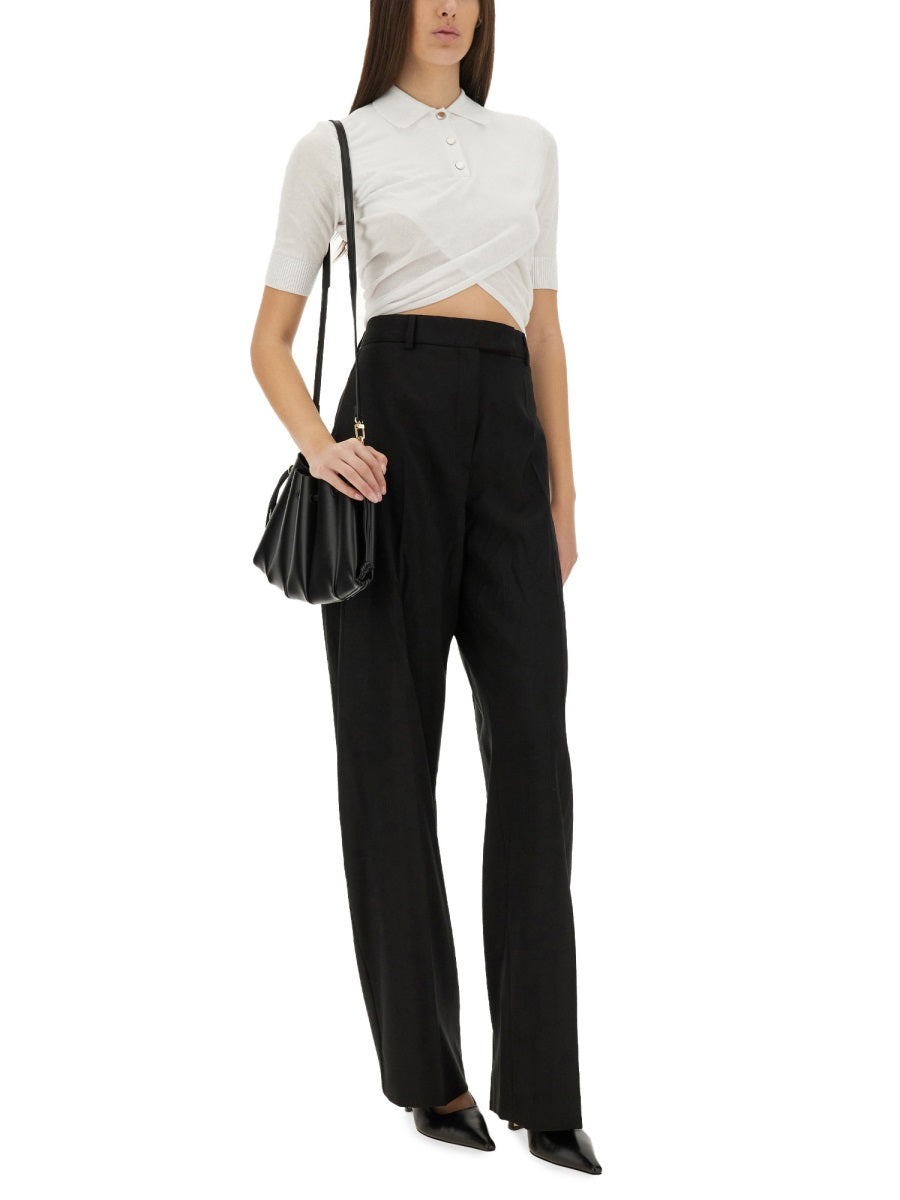 SPORTMAX Slim Fit Polo Shirt for Women - Size S