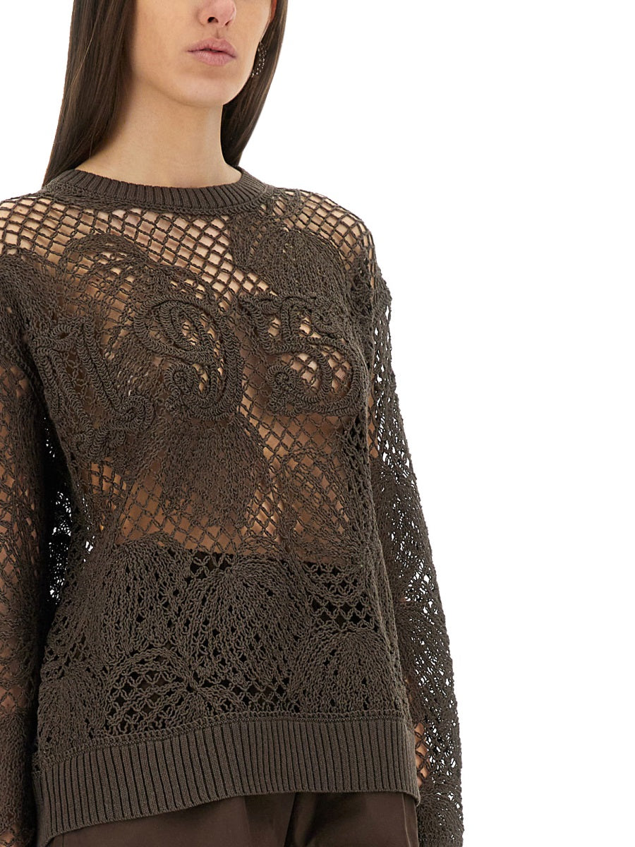 MAX MARA Mesh Top - Farea (Size S)