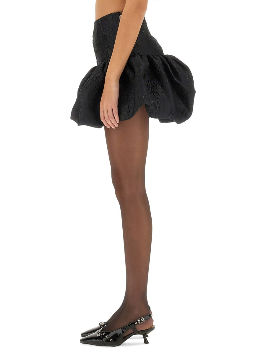 ROTATE BIRGERCHRISTENSEN Chic Mini Jacquard Skirt