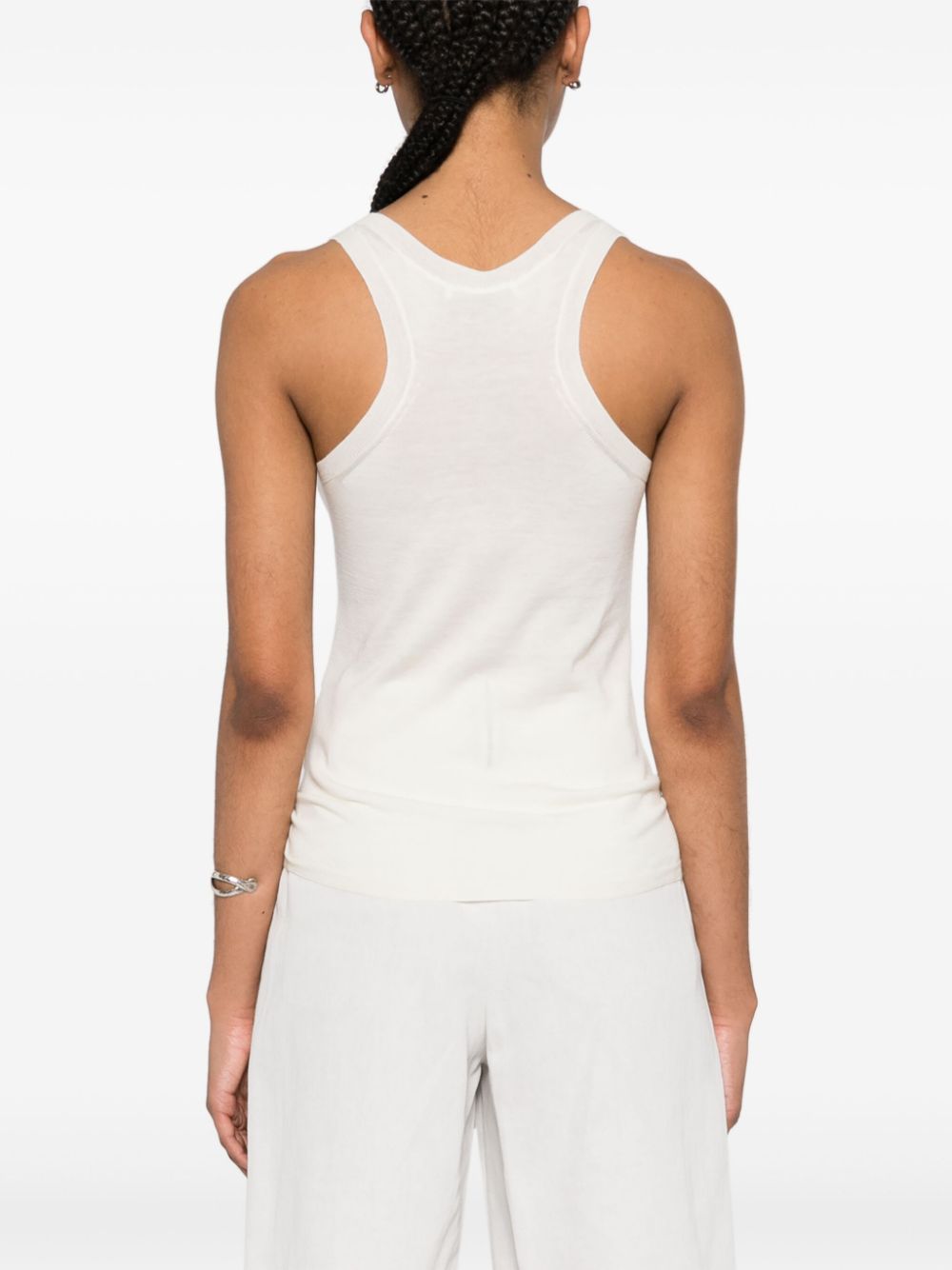 MAX MARA Cashmere Tank Top - Sleeveless Scoop Neck