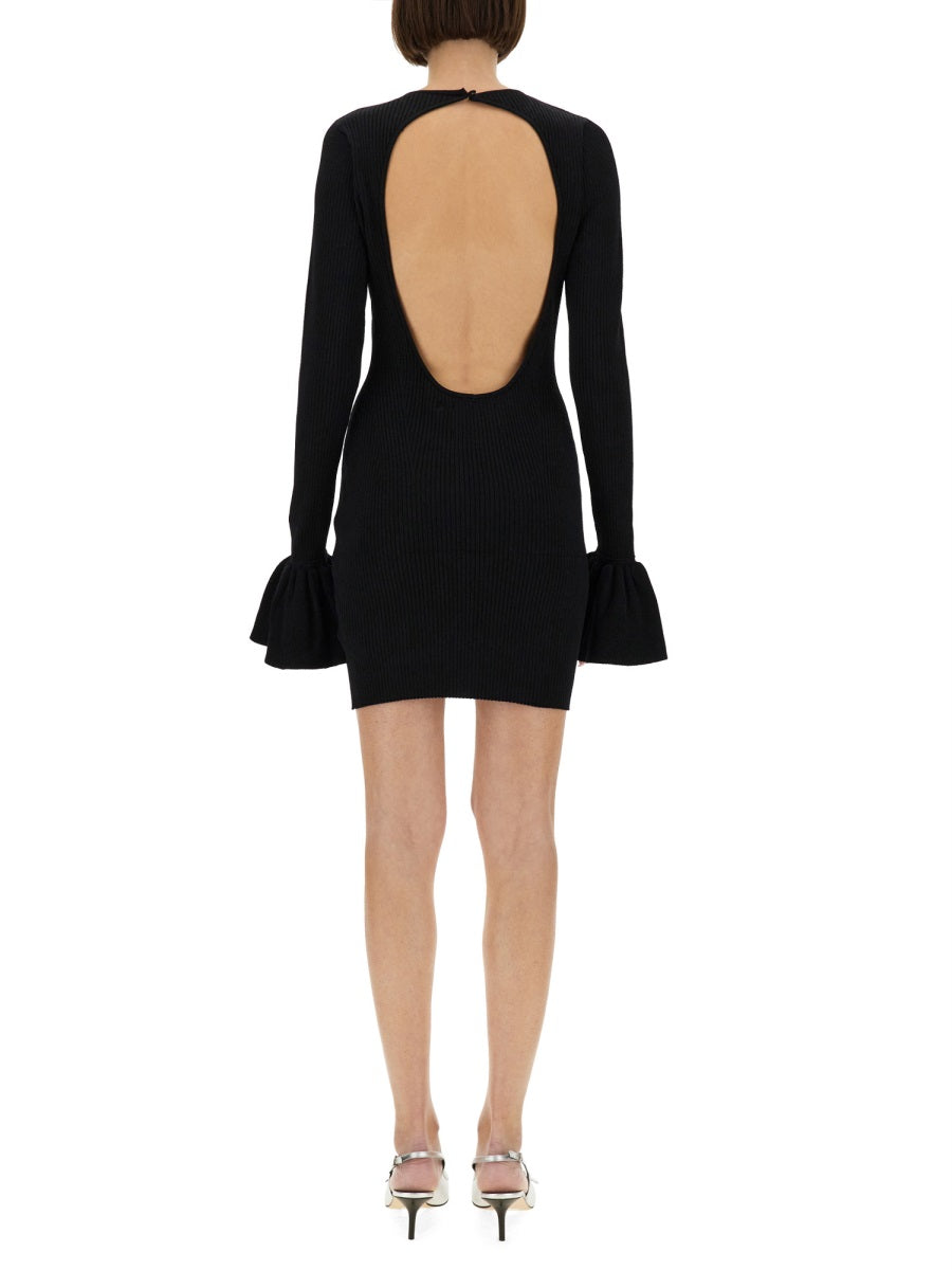 ROTATE BIRGERCHRISTENSEN Slim Fit Knit Mini Dress - Size S