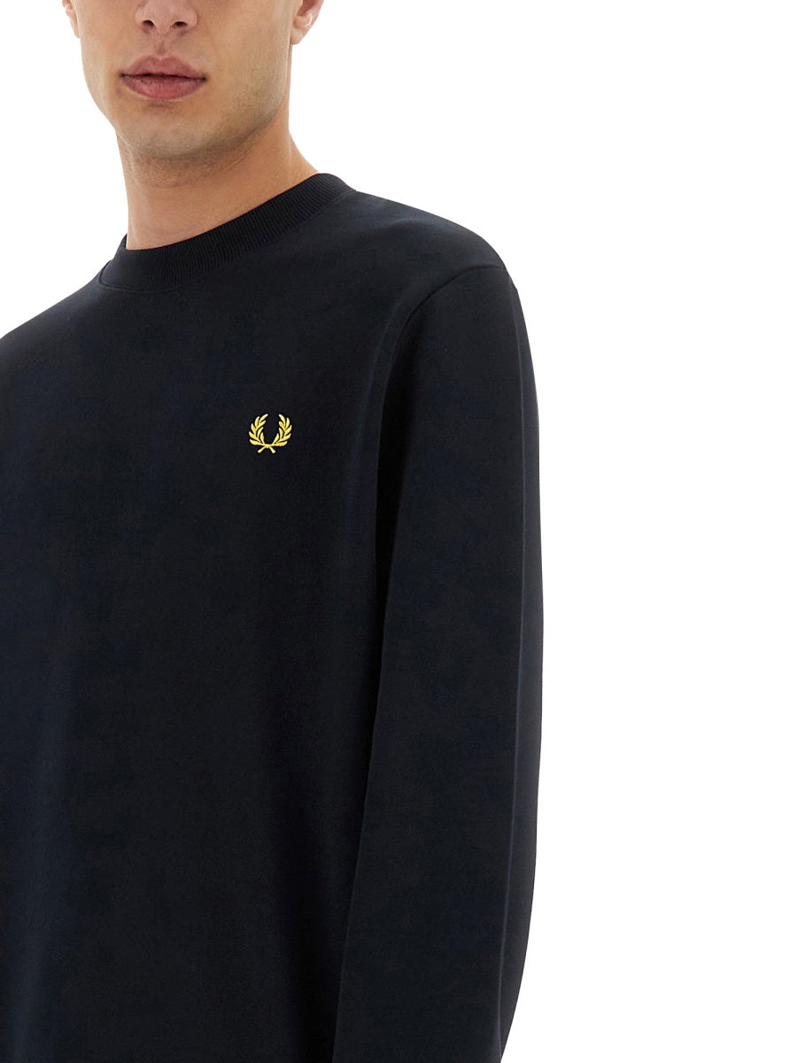 FRED PERRY Logo Sweatshirt for Men Size L