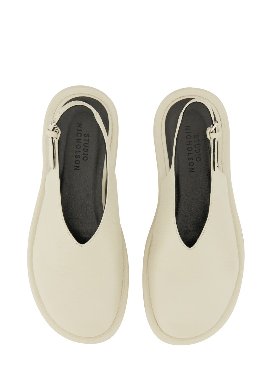 STUDIO NICHOLSON Deerskin Flat "PALEY" for Women - SS25